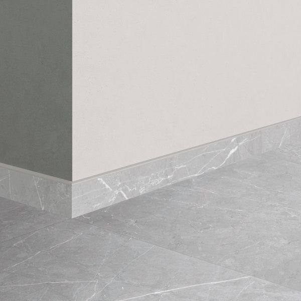 Lot de 2 plinthes Kanali, gris x L. 59.5 cm, Ep.9.5 mm