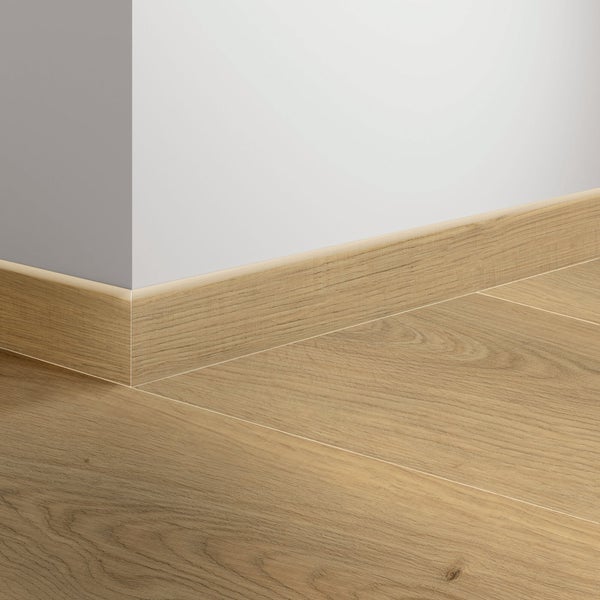 Lot de 2 plinthes Glentana H.8 x l.60 cm marron clair 