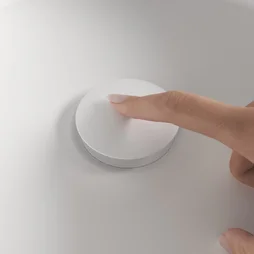 Bonde, clic-clac lavabo, diam.42 mm, EQUATION, blanc
