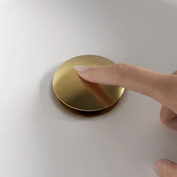 Bonde, clic-clac lavabo, diam.42 mm, EQUATION, doré