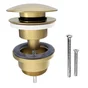 Bonde, clic-clac lavabo, diam.42 mm, EQUATION, doré