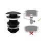 Bonde clic-clac lavabo, diam.42 mm, EQUATION, noir