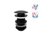 Bonde clic-clac lavabo, diam.42 mm, EQUATION, noir
