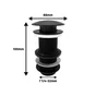 Bonde clic-clac lavabo, diam.42 mm, EQUATION, noir