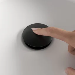 Bonde, clic-clac lavabo, diam.42 mm, EQUATION, noir
