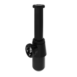 Siphon pour lavabo gain de place diam.32, EQUATION, noir