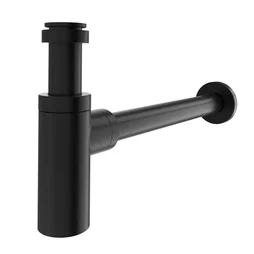 Siphon pour lavabo gain de place diam.32, EQUATION, noir