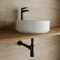 Siphon pour lavabo gain de place diam.32, EQUATION, noir