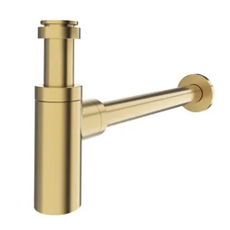 Siphon pour lavabo gain de place diam.32, EQUATION, doré