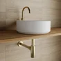 Siphon pour lavabo gain de place diam.32, EQUATION, doré
