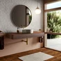 Siphon pour lavabo gain de place diam.32, EQUATION, doré