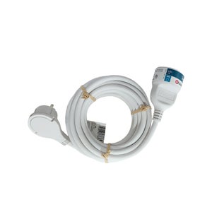 Rallonge avec terre L.5 m H05VV-F 3G1.5 mm², LEXMAN