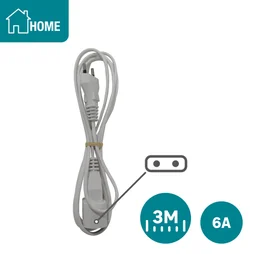 Rallonge menager 6a h03vvf 2 x 0,75 mm 3 metres blanc lexman