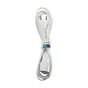 Rallonge menager 6a h03vvf 2 x 0,75 mm 3 metres blanc lexman