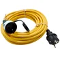 Rallonge de bricolage 16a h07rn-f 3g1,5 ip44 10 metres jaune lexman