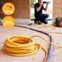 Rallonge de bricolage h07rn-f 3g1,5 ip44 25 metres jaune lexman