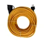 Rallonge de bricolage h07rn-f 3g1,5 ip44 25 metres jaune lexman