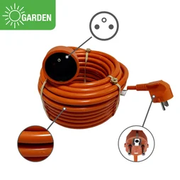 Rallonge de jardin 16a h05vvf 3g1,5 20 metres orange lexman