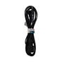 Rallonge menager 6a h03vvf 2 x 0,75 mm 3 metres noir lexman