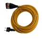 Rallonge de bricolage 16a h07rn-f 3g2,5 ip44 10 metres jaune lexman