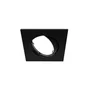 Anneau pour spot encastrable Clane métal orientable carré noir INSPIRE