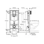 Bâti support pour wc suspendu Solido for grohe