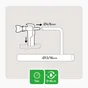 Lot de 25 Goutteurs en ligne 6 l/h GEOLIA