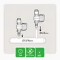 Lot de 3 micro-irrigation microdiffuseur GEOLIA