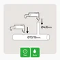 Lot de 25 goutteurs en ligne GEOLIA