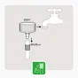 Adaptateur de robinet pour arrosage GEOLIA Diam.4 x 6 mm Geo
