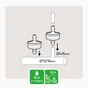 Lot de 20 goutteurs autorégulant GEOLIA