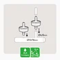Lot de 20 goutteurs autorégulant GEOLIA