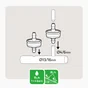 Lot de 50 goutteurs autoregulant GEOLIA