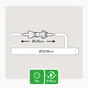 Lot de 10 goutteurs réglable 0 - 6 l/h GEOLIA