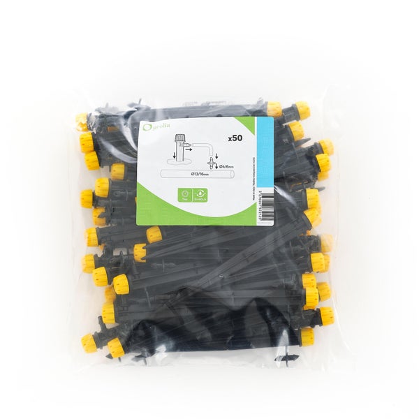 Lot de 50 goutteurs reglable 0 - 40 l/h GEOLIA