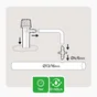 Lot de 50 goutteurs reglable 0 - 40 l/h GEOLIA