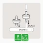Lot de 10 goutteurs autoregulant GEOLIA