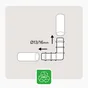 Lot de 25 coudes GEOLIA diam.16 mm