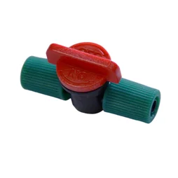 Lot de 2 Connecteur de vanne pour arrosage GEOLIA Diam.4 x 6 mm Geo