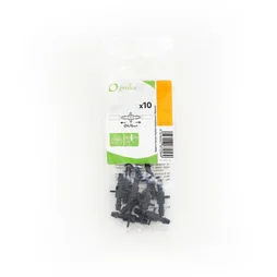Lot de 10 raccords droit pour arrosage GEOLIA Diam.4 x 6 mm Geo9152-10