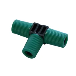 Lot de 5 Raccord en T pour arrosage Diam.4 x 6 mm GEOLIA