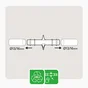 Lot de 25 supports de tuyau pour arrosage polypropylène GEOLIA