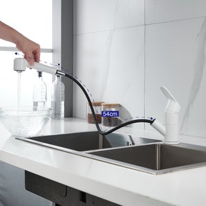 Mitigeur de cuisine, KEMI, DELINIA blanc