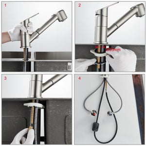 Mitigeur de cuisine, Kemi, DELINIA, facon inox