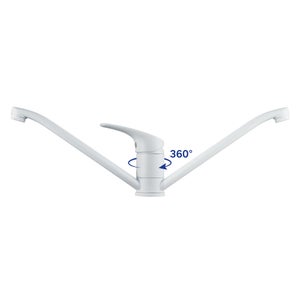 Mitigeur de cuisine, Essential, DELINIA blanc