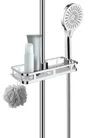 Etagère de bain / douche chromé à encastrer Liberta