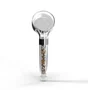 Pommeau de douche 1 jet, CHANGE YOUR LIFE Eco minéral 8 cm transparent