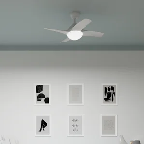 Ventilateur de plafond Siroco diam.91cm e27 blanc INSPIRE