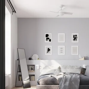 Ventilateur de plafond Siroco diam.91cm e27 blanc INSPIRE