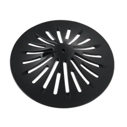 Filtre universel en silicone éco-responsable noir, Ø 110mm
